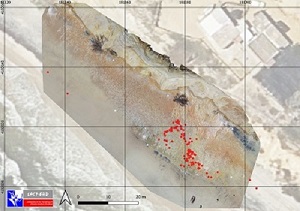 Drones y modelos topográficos para identificar y analizar las huellas neandertales en la playa de Matalascañas en Huelva