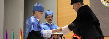 Acto de investidura de Carlos M. Herrera como Doctor Honoris Causa de la Universidad de Jaén. Foto: Universidad de Jaén
