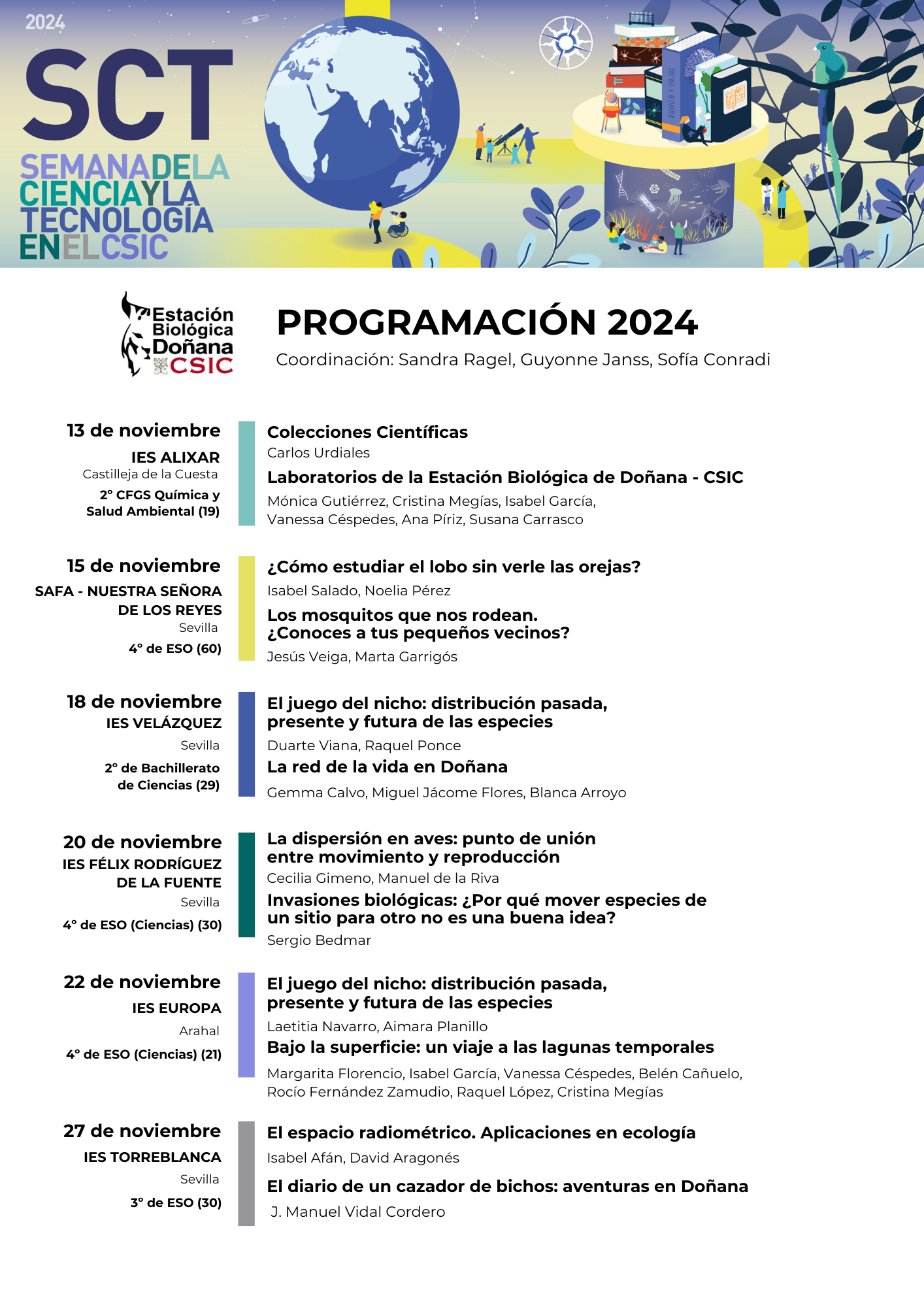 Programación Semana de la Ciencia 2024